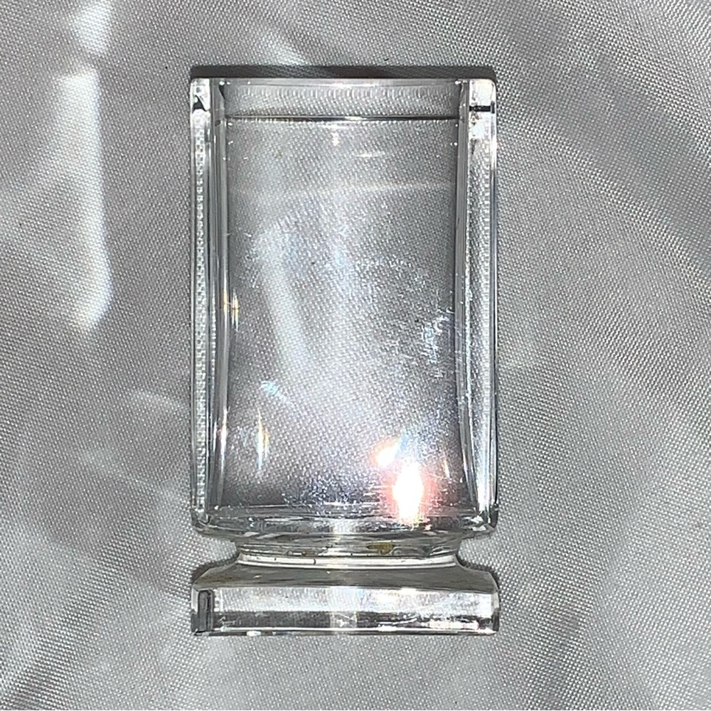 BACCARAT lead crystal Pluton pedestal foot TOOTHPICK holder
